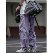 Load image into Gallery viewer, Purple Japanese Waterproof Breathable Loose Casual Pants