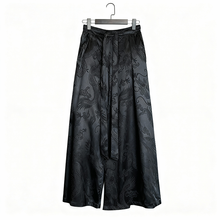 Load image into Gallery viewer, Dark Dragon Pattern Loose-fitting Hanfu Taoist Robe Cardigan Culottes