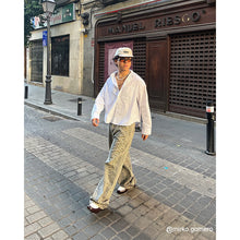 Load image into Gallery viewer, Leopard Print Straight-leg Baggy Jeans