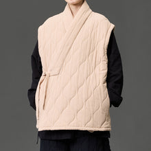 Load image into Gallery viewer, Japanese Zen Cross-collar Quilted Vest