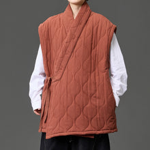 Load image into Gallery viewer, Japanese Zen Cross-collar Quilted Vest