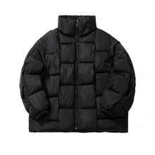 Load image into Gallery viewer, Solid Zip Stand Collar Thickened Jacket