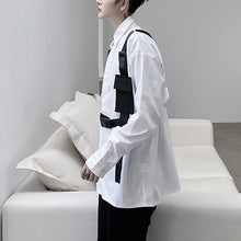 Load image into Gallery viewer, Lace Up Cargo Long Sleeve Shirt