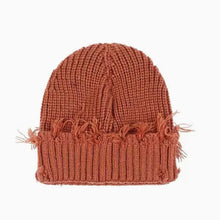 Load image into Gallery viewer, Raw Edge Knitted Hat
