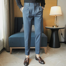 Load image into Gallery viewer, British Casual Slim Suit Pants