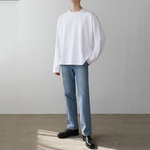 Load image into Gallery viewer, Solid Color Long Sleeve Casual T-Shirt