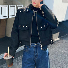 Load image into Gallery viewer, Studded Cropped Jacket