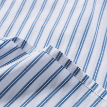 Load image into Gallery viewer, Striped Drop Shoulder Lapel Long Sleeve Shirt