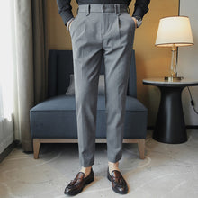 Load image into Gallery viewer, British Casual Slim Suit Pants