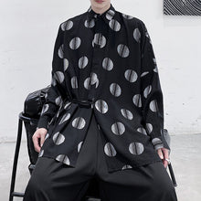Load image into Gallery viewer, Tie-up Printed Loose Shirt