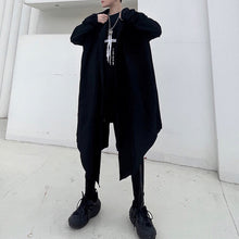 Load image into Gallery viewer, Color Contrast Back Hooded Midi Jacket