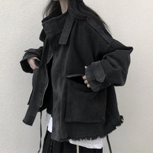 Load image into Gallery viewer, Loose Pocket Denim Jacket