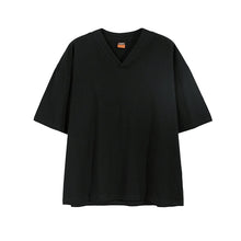 Load image into Gallery viewer, Loose V-Neck Short Sleeve T-Shirt