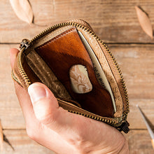 Load image into Gallery viewer, Canvas Stitching Leather Wallet