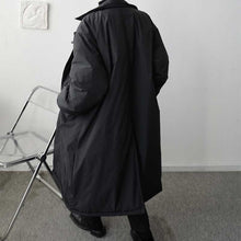 Load image into Gallery viewer, Suit Collar Mid Length Thickened Jacket