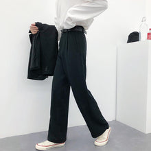 Load image into Gallery viewer, Drape Loose Straight Leg Casual Pants