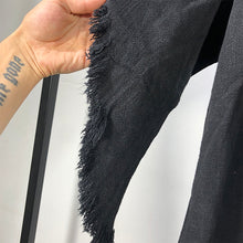 Load image into Gallery viewer, Irregular Raw Edge Loose Short Sleeve T-Shirt