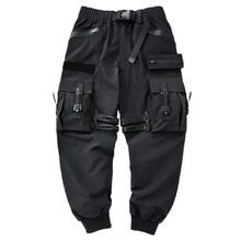 Load image into Gallery viewer, Techwear Casual Elastic Waist Cargo Pants