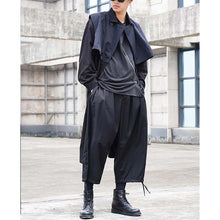 Load image into Gallery viewer, Elastic Waist Pleated Cropped Casual Pants
