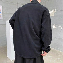 Load image into Gallery viewer, Dark Thick High Collar Casual Sweatshirt
