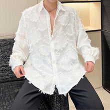 Load image into Gallery viewer, Feather Tassel Thin Long Sleeve Shirt
