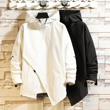 Load image into Gallery viewer, Hooded Irregular Hem Jacket