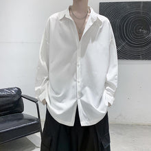 Load image into Gallery viewer, Simple Solid Color Drape Casual Shirt