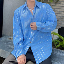 Load image into Gallery viewer, Glitter Stripe Stage Show Long Sleeve Shirt