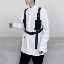 Load image into Gallery viewer, Lace Up Cargo Long Sleeve Shirt