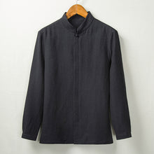 Load image into Gallery viewer, Linen Jacquard Long Sleeve Shirt