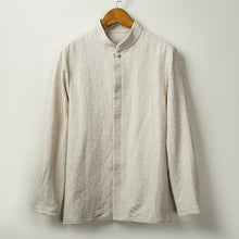 Load image into Gallery viewer, Linen Jacquard Long Sleeve Shirt