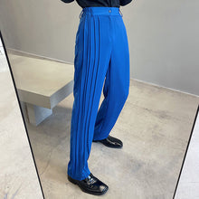 Load image into Gallery viewer, Wrinkled Casual Elastic Waist Trousers