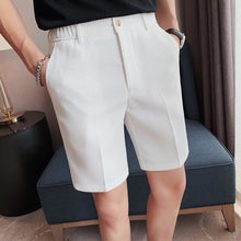 Load image into Gallery viewer, Plaid Embossed Casual Shorts