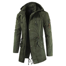 Load image into Gallery viewer, Outdoor Hooded Trench Coat