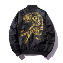 Load image into Gallery viewer, Embroidered Bomber Jacket