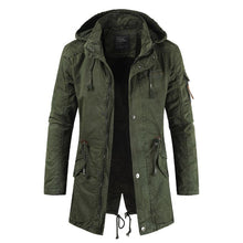 Load image into Gallery viewer, Outdoor Hooded Trench Coat