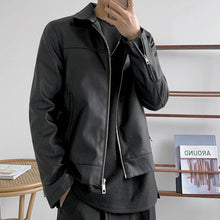 Load image into Gallery viewer, Casual Short Leather Jacket
