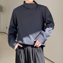 Load image into Gallery viewer, Simple Slanted Lapel Button Button Pullover Shirt