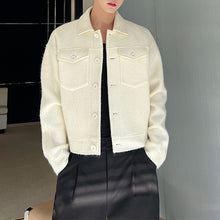 Load image into Gallery viewer, Solid Color Cropped Knit Jacket