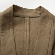 Load image into Gallery viewer, Cotton Linen Diagonal Tang Suit Top