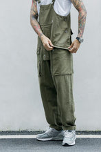 Load image into Gallery viewer, Japanese Washed-Denim Bib Overalls
