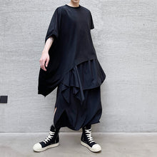 Load image into Gallery viewer, Irregular Hem Short Sleeve T-Shirt