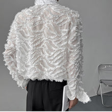 Load image into Gallery viewer, Sheer Fringed Fringed Shirt