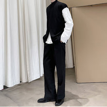 Load image into Gallery viewer, Contrast Crew Neck Top