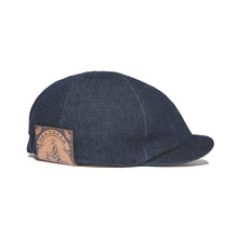 Load image into Gallery viewer, Retro Newsboy Hat Denim Hexagon Hat
