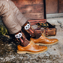 Load image into Gallery viewer, Gentleman Panda Suit Socks 3 Pairs