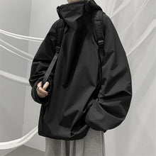 Load image into Gallery viewer, Solid Color Hooded Loose Jacket