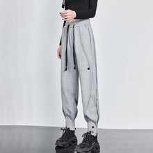Load image into Gallery viewer, Elastic Waist Drawstring Harem Pants