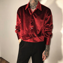 Load image into Gallery viewer, Velvet Long Sleeve Shirt