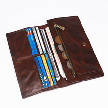 Load image into Gallery viewer, Retro Thin Leather Wallet